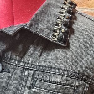 CAbi Jeans faded black denim jacket
